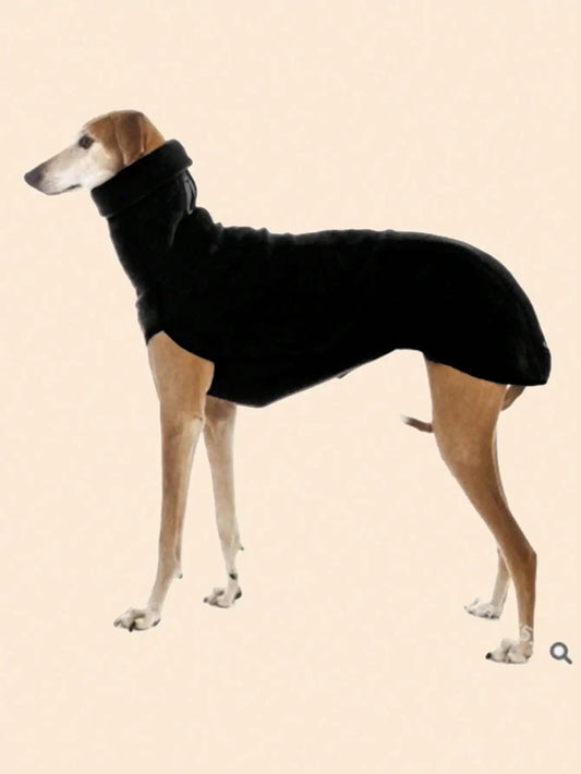 Dog Winter Sweater, Turtleneck Stretch Greyhound Apparel Pet Clothes Coat Outfit for Medium, Large