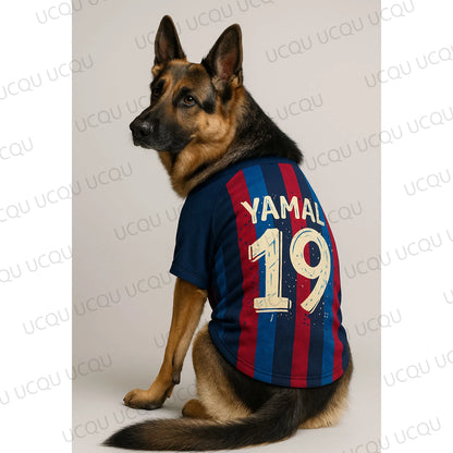 Graffiti Style Pet Jersey Vest Breathable Football Clothes for Dogs Sportswear Outfit for Small Medium Large Breeds