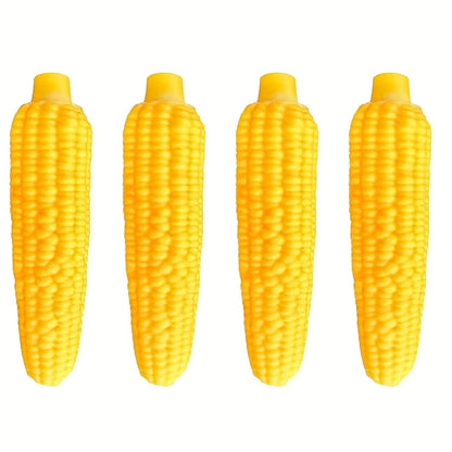 Indestructible Dog Chew Toy, Heavy-Duty Rubber Bone, Corn Grain Texture, Dental Care