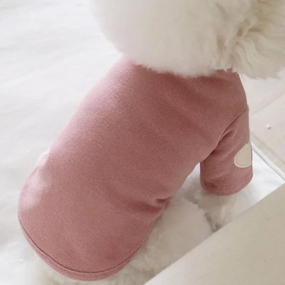 Love Winter Warm Pet Dog Clothes, Base Shirt Cute Teddy Bear