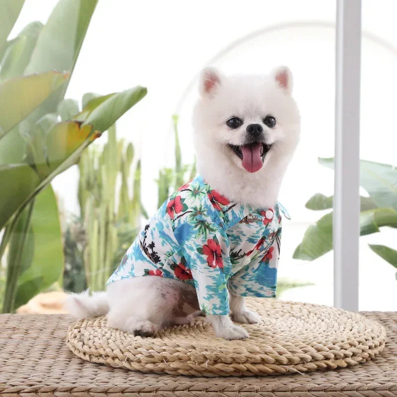 Hawaiian Style Pet Shirt, Dog/Cat Shirts for Small - Medium
