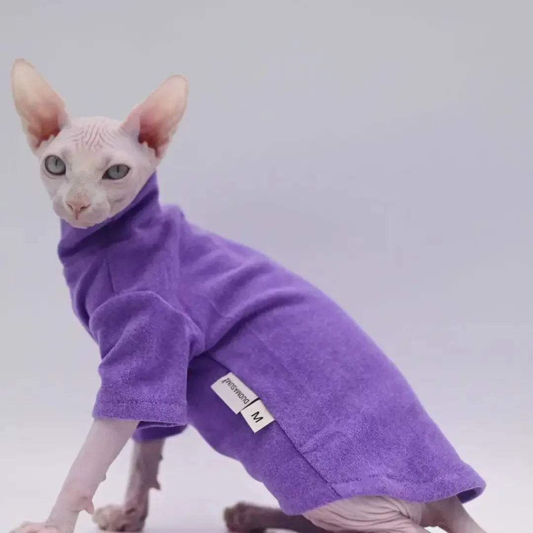 Cat Clothes, Soft Cotton Winter Cat Outfit