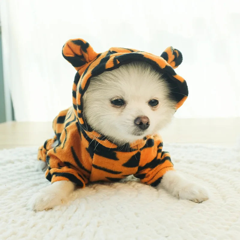 Soft Warm Fleece Dogs Jumpsuits/Hoodies Pet Clothing for Small Dogs or Cats