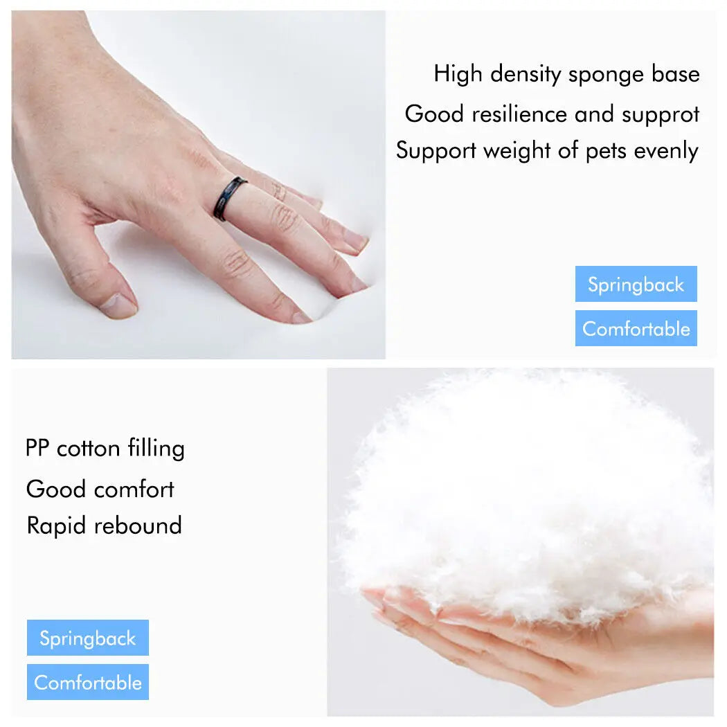 Large Dog Bed, Extra Large Orthopedic Pet Mattress Couch, Removable Washable Cover Soft Sponge Foam