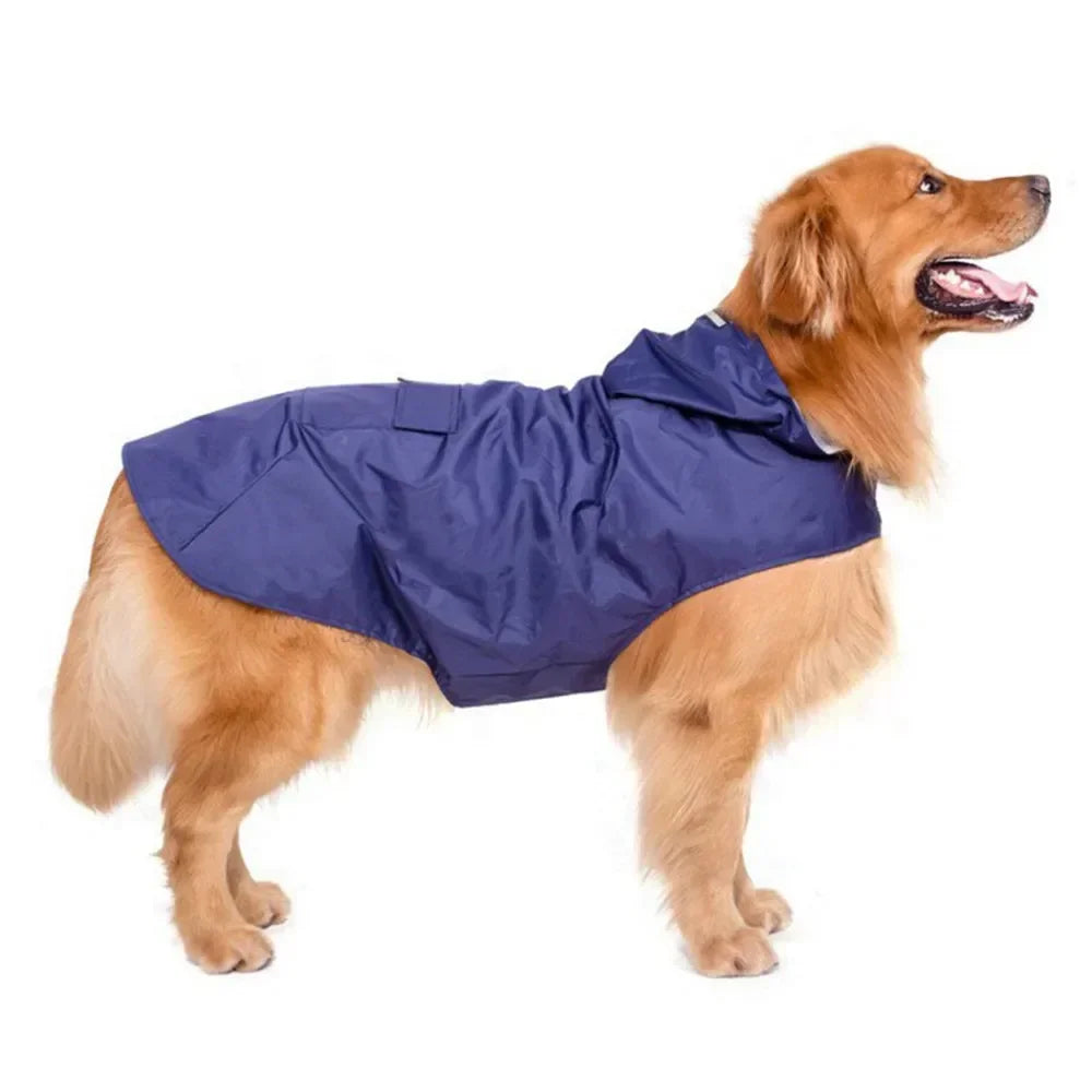 9 Sizes, Dog Raincoat Small, Medium and Large Dogs, Waterproof Hooded Rain Jacket