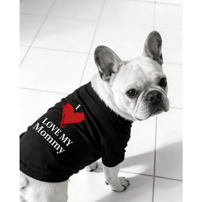 Letter pattern pet T-shirt, daily sportswear, suitable for cats and dogs to wear indoors for leisure walks and vacations