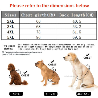 Big Dog Pet Hoodies Clothes 2XL-5XL for Medium Large Labrador Golden Retriever Shepherd Husky Autumn Winter Warm Pet Clothing