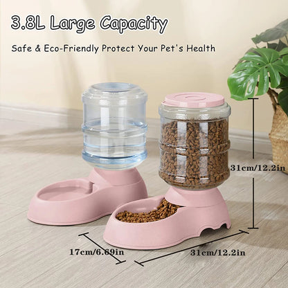 Automatic Water Dispenser Large Capacity Pet Feeder Dog Food, Dog & Cat Feeder, Drinking Bowl