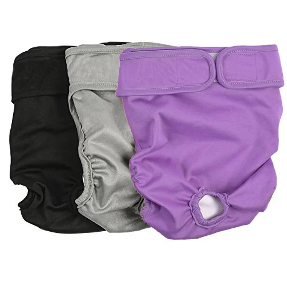 Reusable Female Dog Diapers, High Absorbent Pet Panties for Small - Large Female Dogs