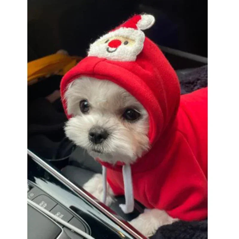 Christmas Clothes Winter Warm Pet Clothes for Small & Medium Dogs