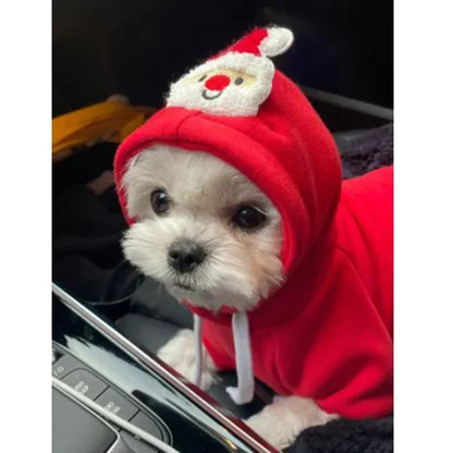 Christmas Clothes Winter Warm Pet Clothes for Small & Medium Dogs