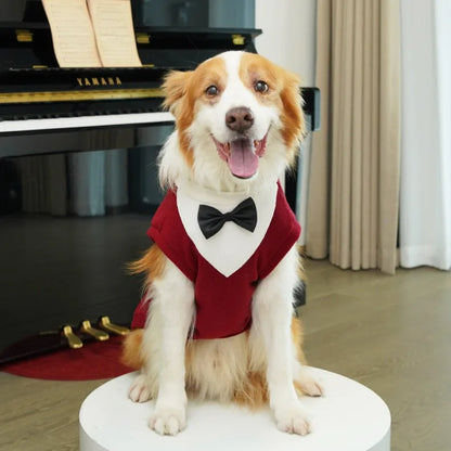 Clothes for Medium & Large Dogs, Tuxedo Vest