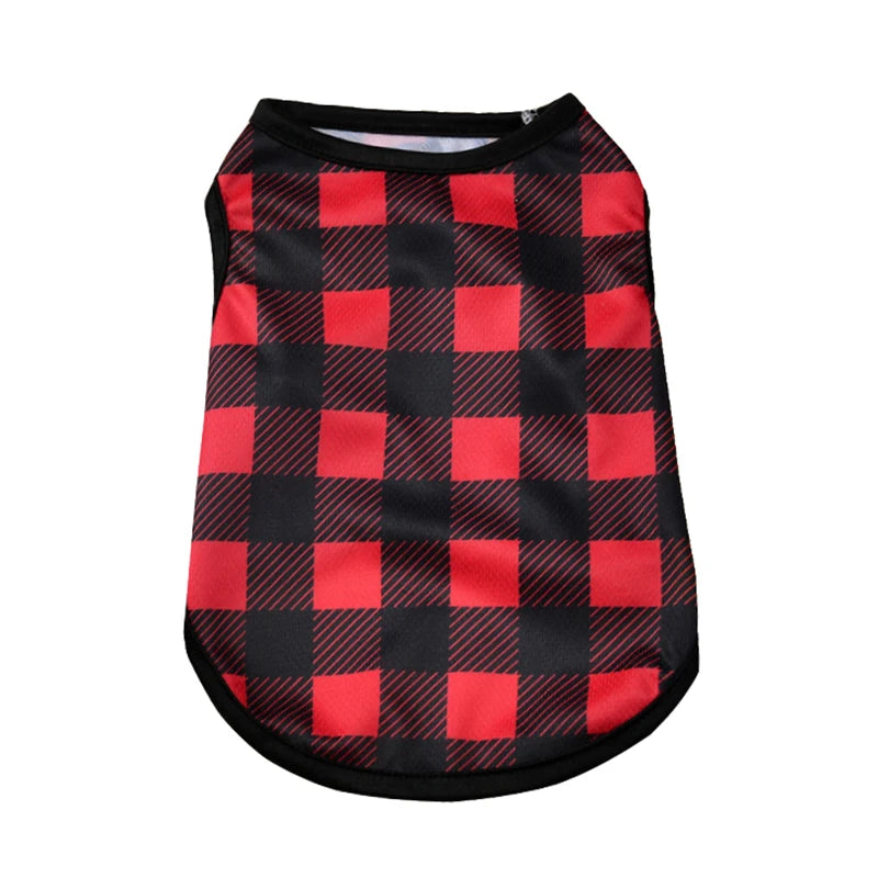 Summer Clothes Breathable Vest For Small Dogs & Cats Costume, Beach Style Fashion T-shirt