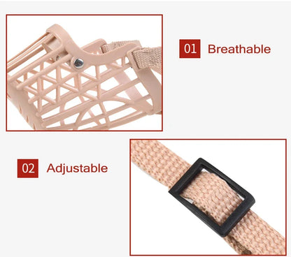 Adjustable Puppy - Big Dog Muzzle, Safety, Breathable