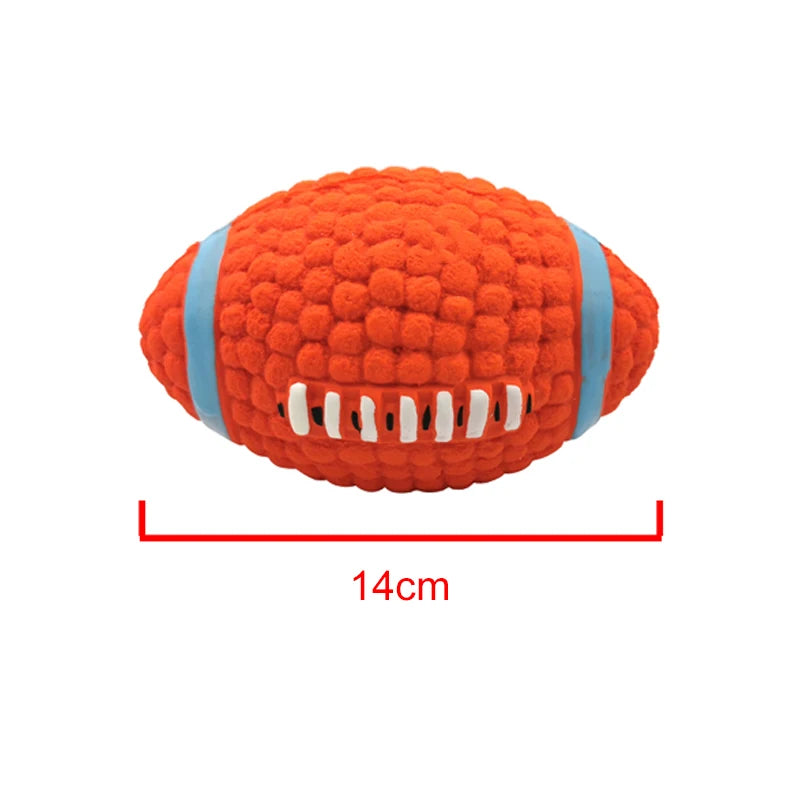 Soft Pet Ball Squeaky Toys For Small - Large Dogs, Latex, Tooth Cleaning Training Toys