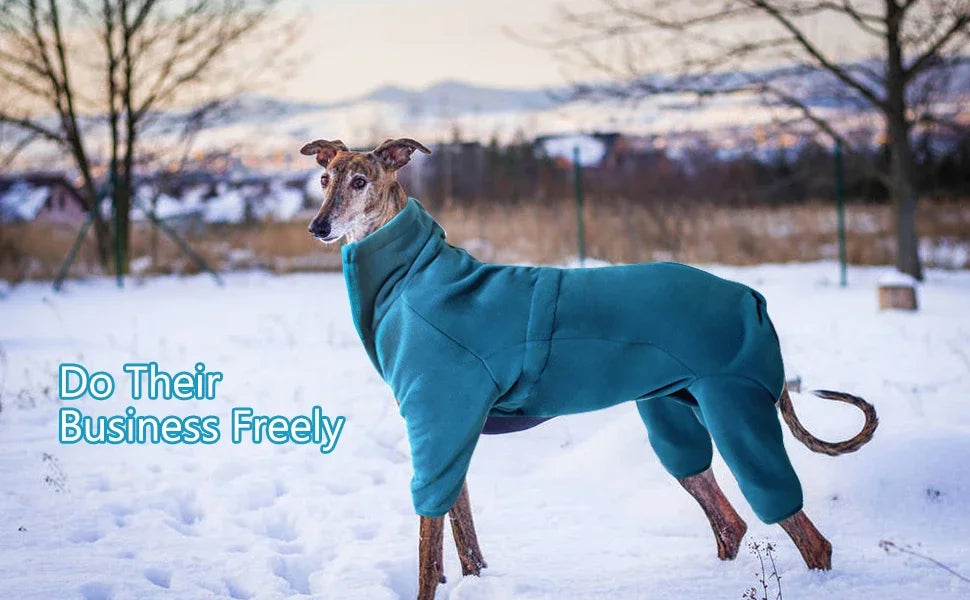 Dog Clothes Soft Fleece Pullover Pajamas For Small, Medium & Large Dogs, Warm Winter Coat
