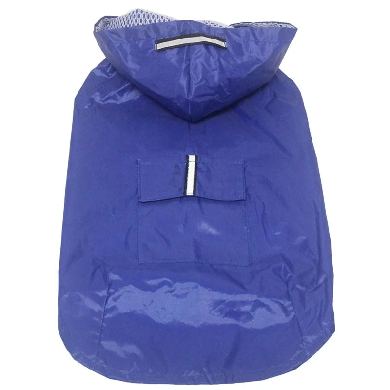 9 Sizes, Dog Raincoat Small, Medium and Large Dogs, Waterproof Hooded Rain Jacket