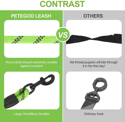 Pet Leash Reflective Strong Dog Leash 1.5M Long with Comfortable Padded Handle