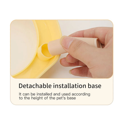 Pet double bowl feeder, adjustable height, cat and dog water dispenser