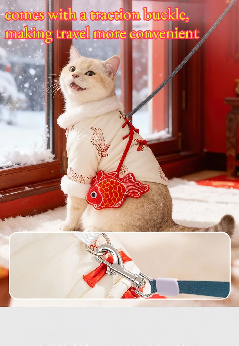 Robe Costume, Warm Cat / Small Dog Winter Pet Vest