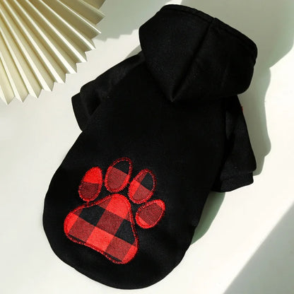 Dog Winter Coat, Pet Jacket Plaid Reversible  for Small, Medium or Large Dogs