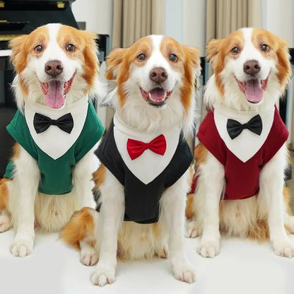 Clothes for Medium & Large Dogs, Tuxedo Vest