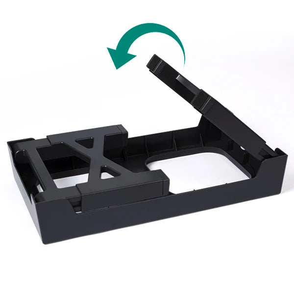 2-in-1 Elevated Slow Feeder Dog Bowls, Non-Slip Stainless Steel/Plastic/ Pet Food & Water Bowls with Foldable Stand