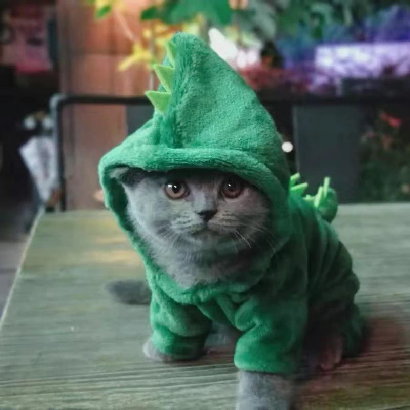 Soft Warm Fleece Dogs Jumpsuits/Hoodies Pet Clothing for Small Dogs or Cats