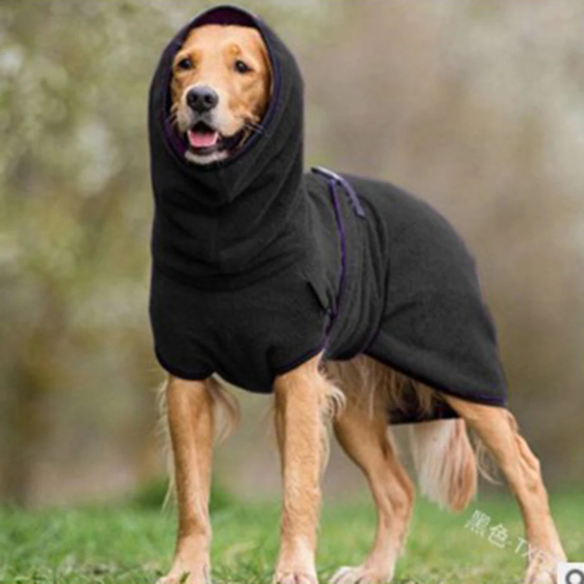 Dog Winter Fleece Jumper, Warm Lining Adjustable