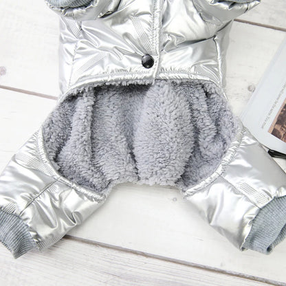 Winter Warm Pet Dog Jumpsuit Waterproof Dog Clothes for Small Dogs, Cats