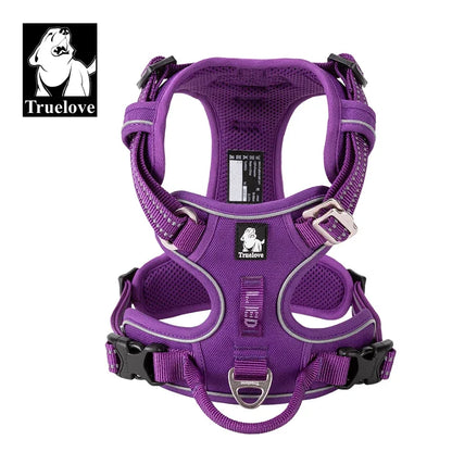 Reflective Nylon Dog Harness, No Pull Adjustable Medium & Large Dogs