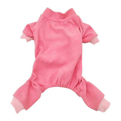 Winter Fleece Pajamas, Pet Clothes For Small Medium Dogs & Cats