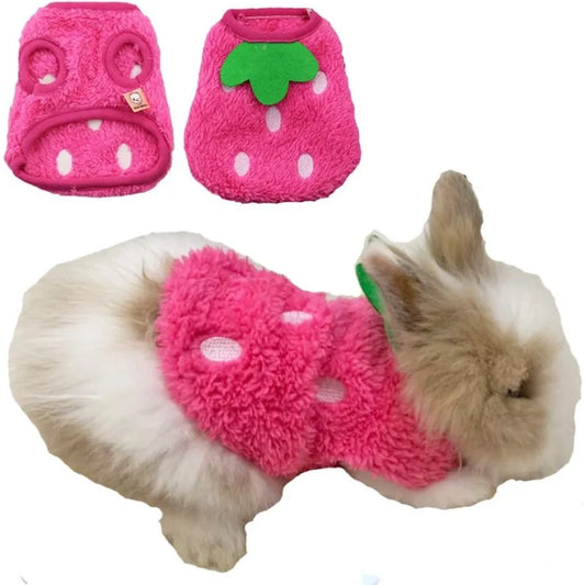 Clothes for Rabbits, Kittens or Guinea Pigs,  Fleece, XXXS Dog Shirt, Cozy T-Shirt