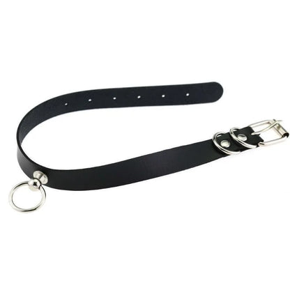 Black Leather Collar