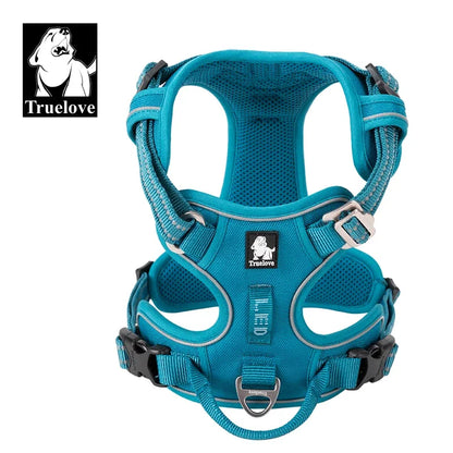 Reflective Nylon Dog Harness, No Pull Adjustable Medium & Large Dogs