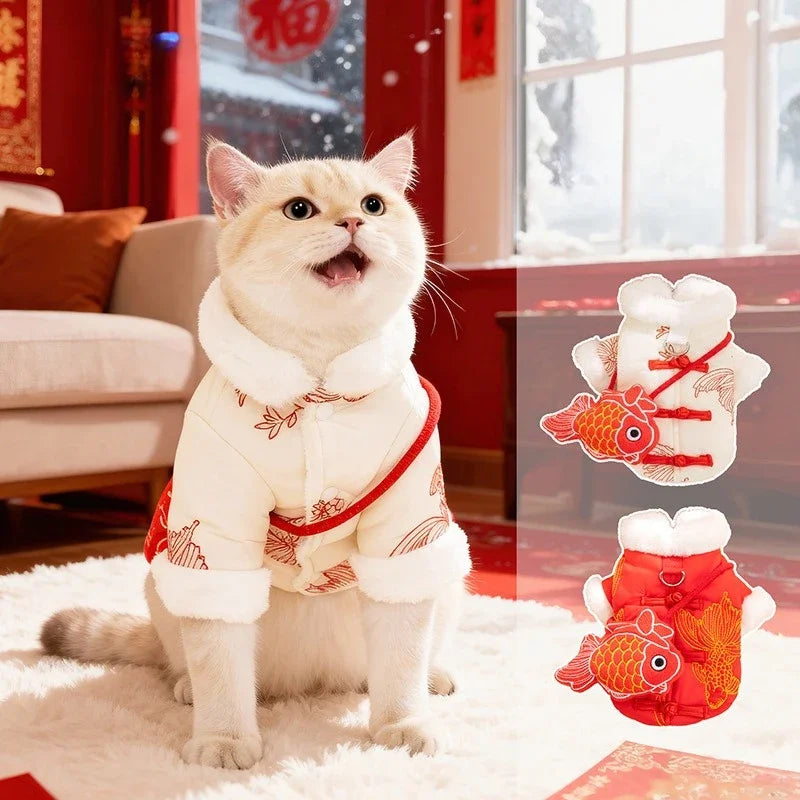 Robe Costume, Warm Cat / Small Dog Winter Pet Vest