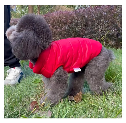 Double Sided Dog Coat Winter Warm Pet Dog Clothes For Small & Medium Dogs