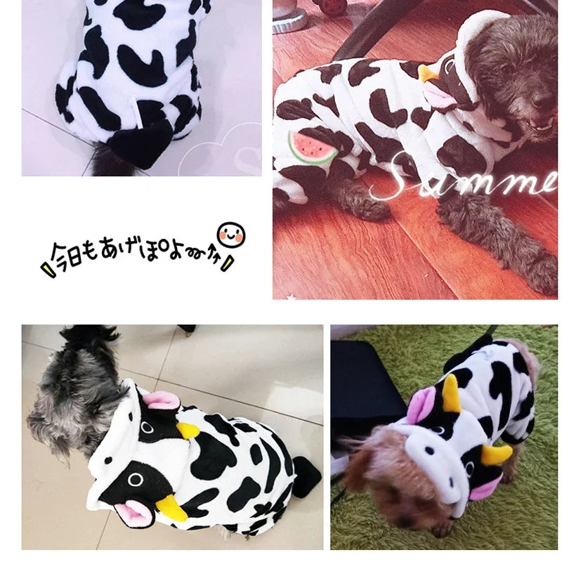 Soft Warm Fleece Dogs Jumpsuits/Hoodies Pet Clothing for Small Dogs or Cats
