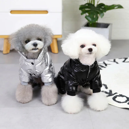 Winter Warm Pet Dog Jumpsuit Waterproof Dog Clothes for Small Dogs, Cats