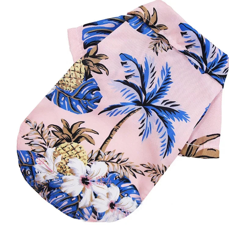Hawaiian Pineapple Pet Shirt - Vest for Dogs & Cats, XS - XXL