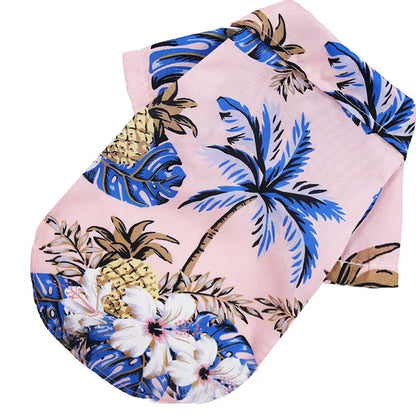 Hawaiian Pineapple Pet Shirt - Vest for Dogs & Cats, XS - XXL