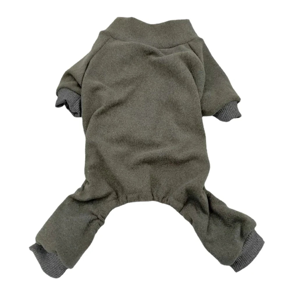 Winter Fleece Pajamas, Pet Clothes For Small Medium Dogs & Cats