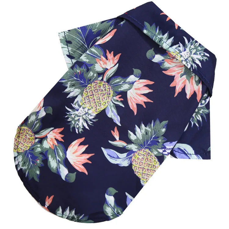 Hawaiian Pineapple Pet Shirt - Vest for Dogs & Cats, XS - XXL