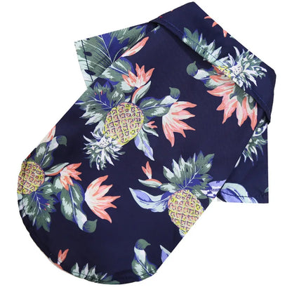 Hawaiian Pineapple Pet Shirt - Vest for Dogs & Cats, XS - XXL