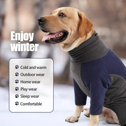 Pet Dog Clothes, Fleece Warm Sweater Clothes, Winter Coat for Small - Large Dogs
