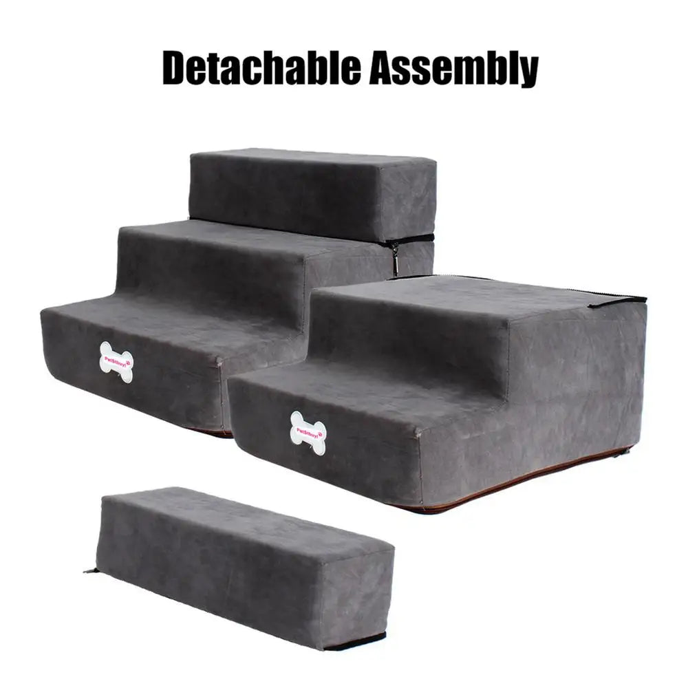 Small Dog Stairs Pet 3 Steps Stairs 30cm Height for Small Dog Cat Ramp Ladder, Antislip