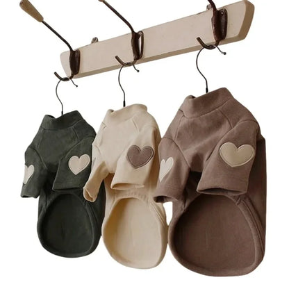 Love Winter Warm Pet Dog Clothes, Base Shirt Cute Teddy Bear