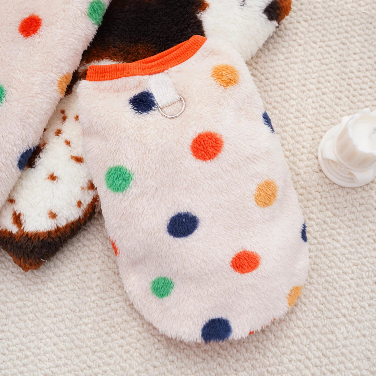 Cute Dog Jacket Soft Fleece Warm For Medium and Large Dogs