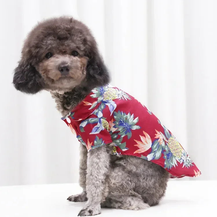 Hawaiian Style Pet Shirt, Dog/Cat Shirts for Small - Medium