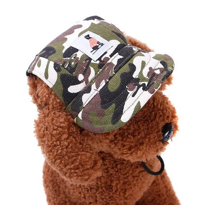 Fashionable Cute Pet Dog Cat Puppy Hat Baseball Visor Hat Puppy Grooming Dress Up Hat Peaked Cap Sunbonnet Outdoor Topee